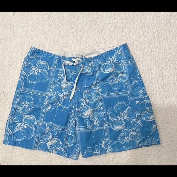 Rain Forest Cade Swim Trunks Blue (A60) - Picture 1 of 2